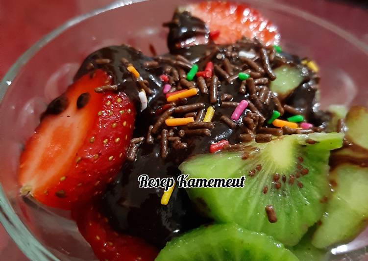 Resep Chocolate fruite taste, Lezat Sekali