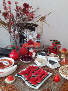 عکسی از دستور میز یلدای ۹۹
