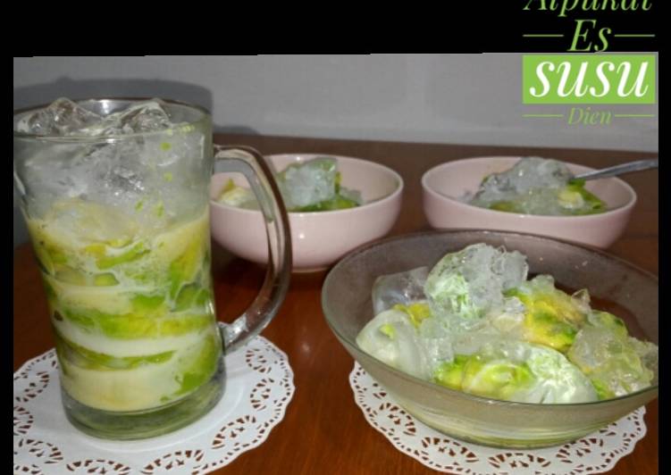  Resep  Alpukat es  susu  bukan jus oleh Dapur Dien Cookpad