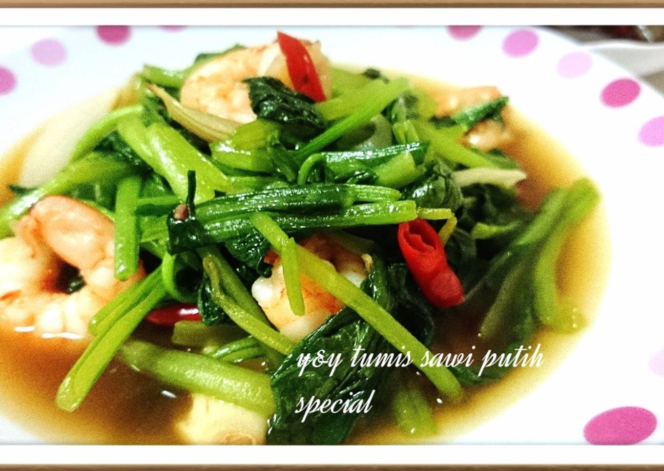 Tumis sawi hijau special