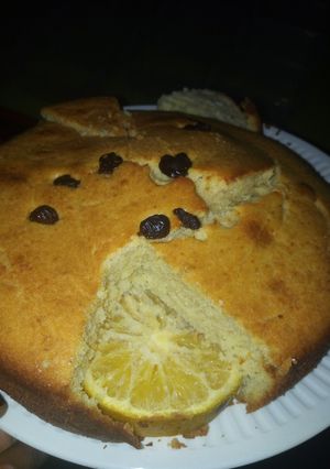 A picture of Secret Orange plain cake.