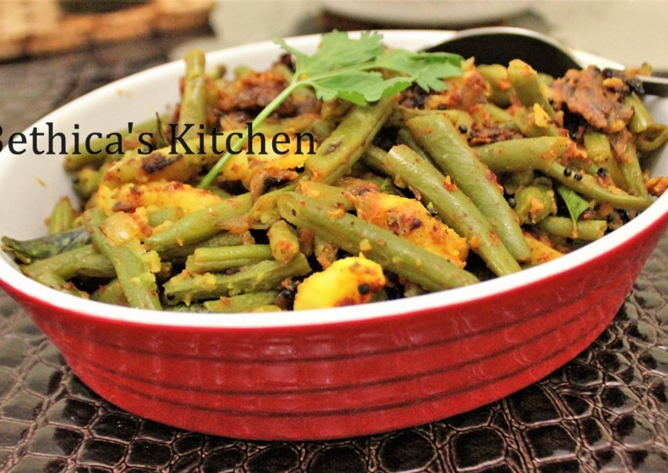 Beans & Potato Stir Fry
