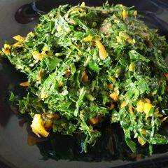 A picture of Fried kales/sukuma wiki.