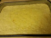 A picture of cream corn pudding