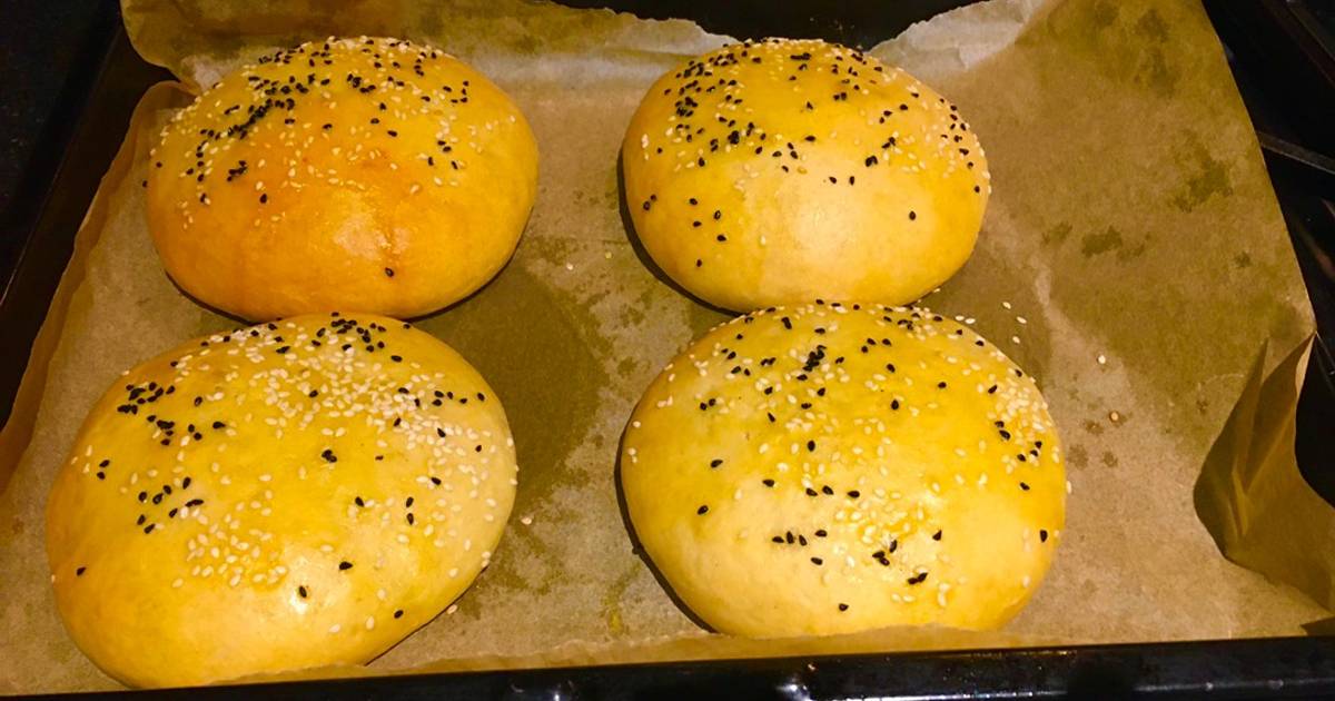Light Brioche Burger Buns Recipe by Lubna’s Kitchen Cookpad
