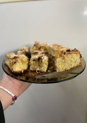 Una foto de Torta de harina de almendras y manzana 🍎