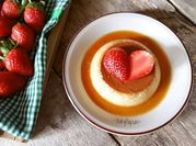 Gambar puding caramel cheese