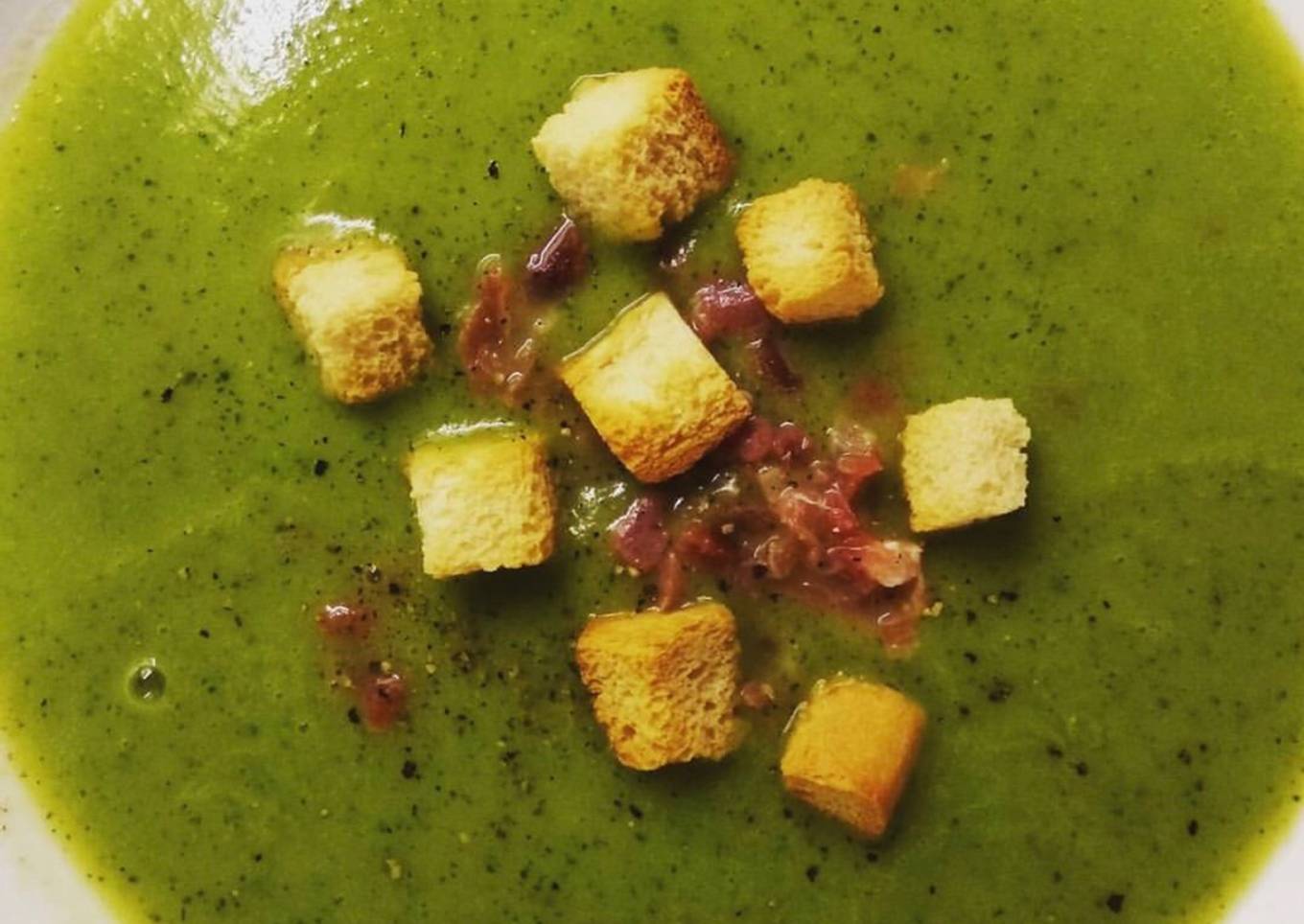 Crema de calabacín al curry 🍵🤗