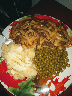 A picture of Beef Roast and Noodles.