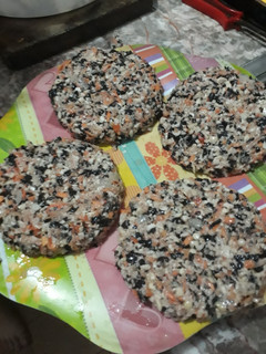 Una foto de Hamburguesas veganas de Porotos