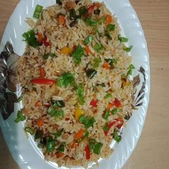 A picture of Vegetable pulav.