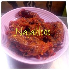A picture of Peppered chicken.