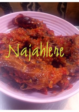 A picture of Peppered chicken.