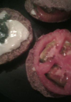 Una foto de Sándwich integral capresse