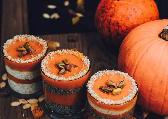 Тыквенный чиа-пудинг🎃