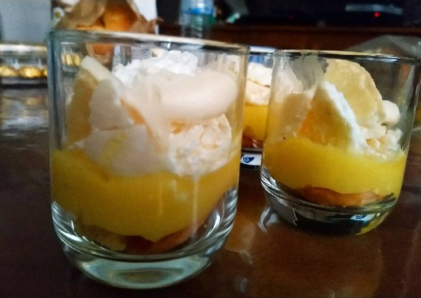 Verrine citron meringué