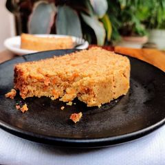 Whole wheat eggless Carrot cake A picture of Whole wheat eggless Carrot cake.
