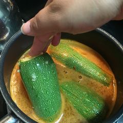 Stuffed Calabaza (Squash) A picture of Stuffed Calabaza (Squash).