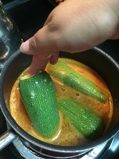 A picture of Stuffed Calabaza (Squash).