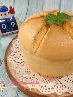無奶低糖原味戚風蛋糕 的食譜成品照片