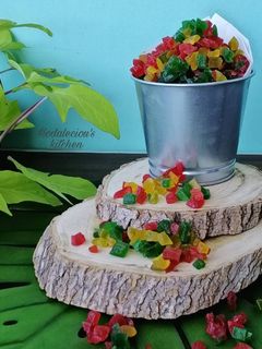 صورة لوصفة توتي فروتي (فواكه ملونه مجففه)