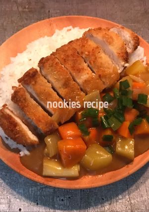 Foto resep Japanese Chicken Katsu Curry Rice