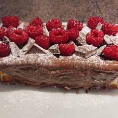 A picture of Chocolate Forest Cheesecake.