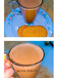 عکسی از دستور شیر قهوه خانگی