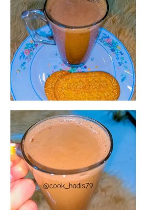 عکسی از دستور شیر قهوه خانگی