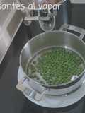 Guisantes al vapor