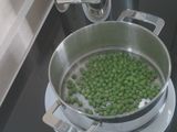 Guisantes al vapor
