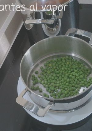 Una foto de Guisantes al vapor