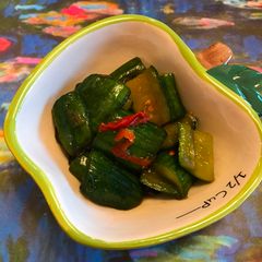 A picture of Chilled Cucumber in Sauce.