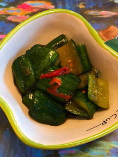 A picture of Chilled Cucumber in Sauce.