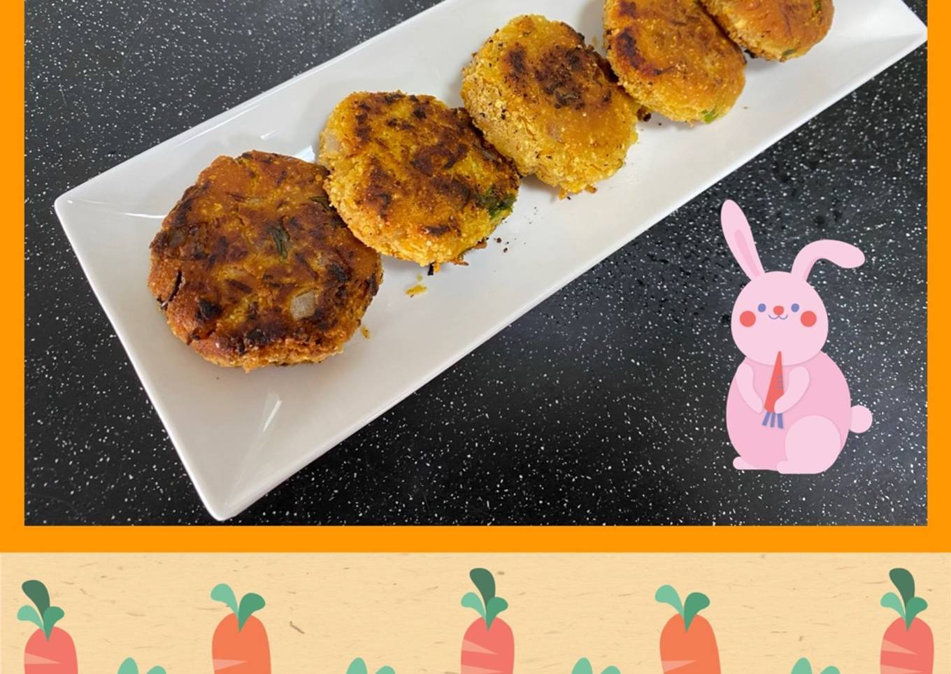 Healthy Carrot Burger 🥕: