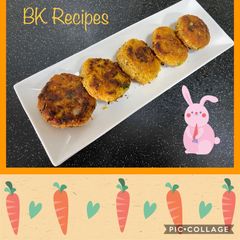 A picture of Healthy Carrot Patties🥕.