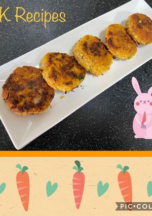 A picture of Healthy Carrot Patties🥕.