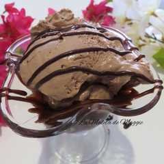 Una foto de Helado de chocolate