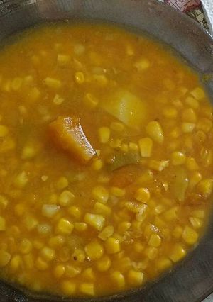Una foto de Sopa de choclo en 3 pasos