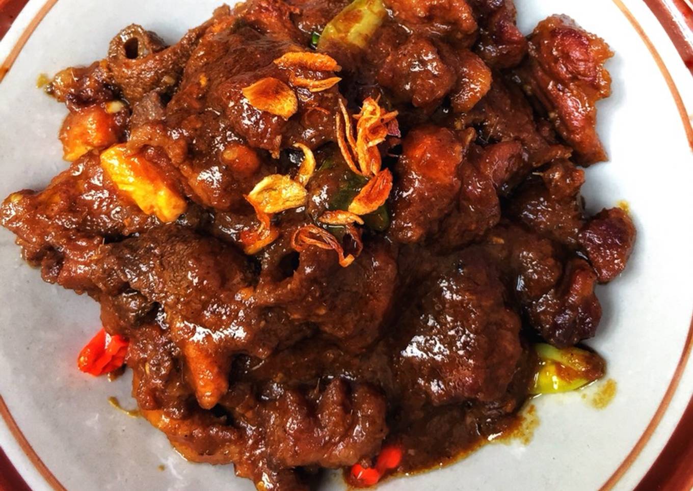 Tengkleng Rica Daging Kambing ala pak Manto solo