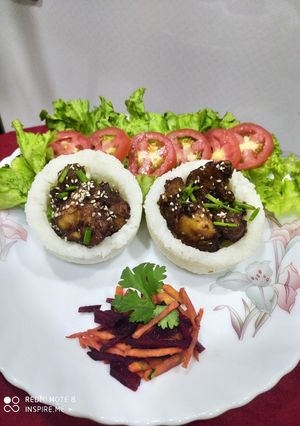 চিকেন টেরিয়াকি রাইস বোল(chicken teriyaki rice bowl recipe in Bengali) রেসিপির প্রধান ছবি