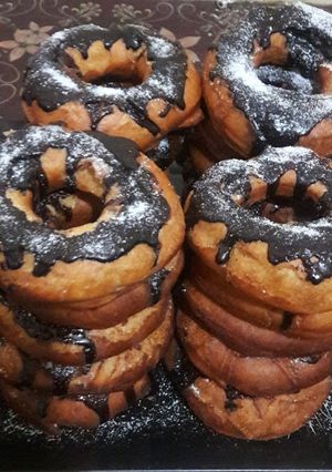 عکسی از دستور پیراشکی دونات