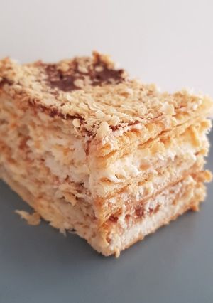 A picture of Easy, No-Bake Cracker Cheese Layer Cake.