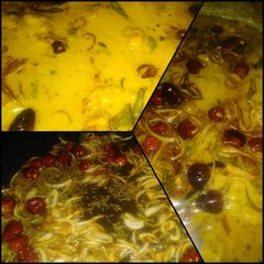 A picture of Pakora kadhi.