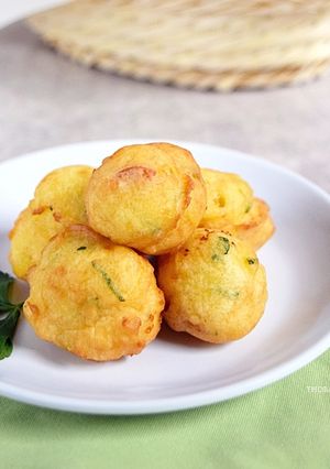 Foto resep Sus Goreng Keju Daging Asap