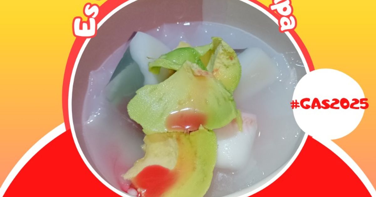 8. Es campur puding kelapa