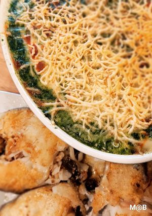 Une photo de Gratin d'Épinard frais à la béchamel au Cook Expert