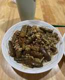 Cà tím xào thịt băm