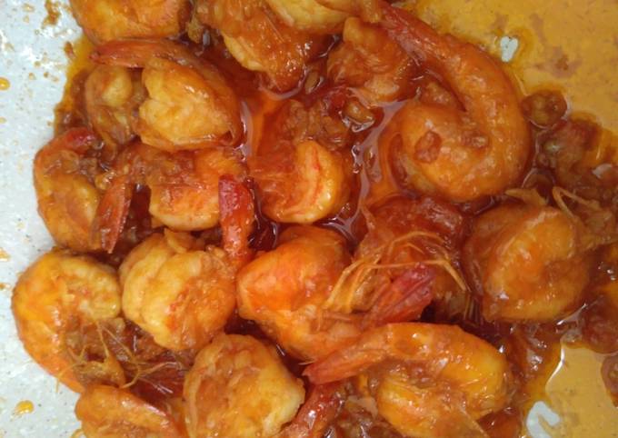 Udang saus margarin simple