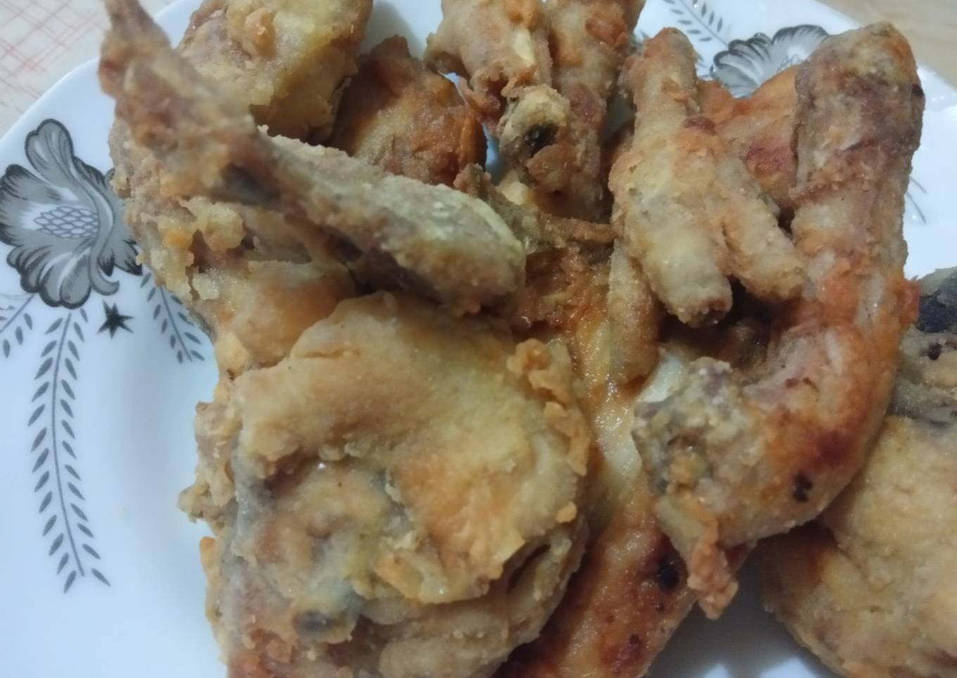 Ayam goreng tepung sederhana